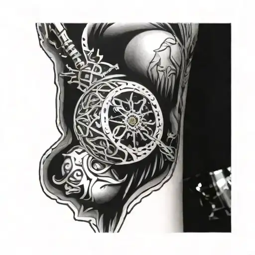 Lord Of The Rings Mixed With Starwars In A Nordic Style