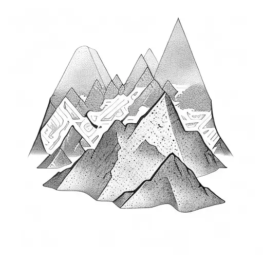 Compass With Mountain And World Map