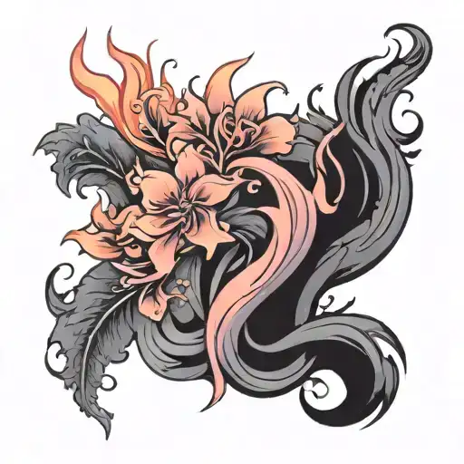 Pink And Flame