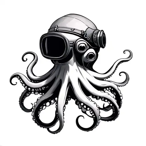 Octopus And Dive Helmet