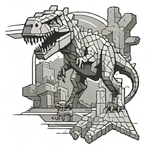 Dino And Minecraft