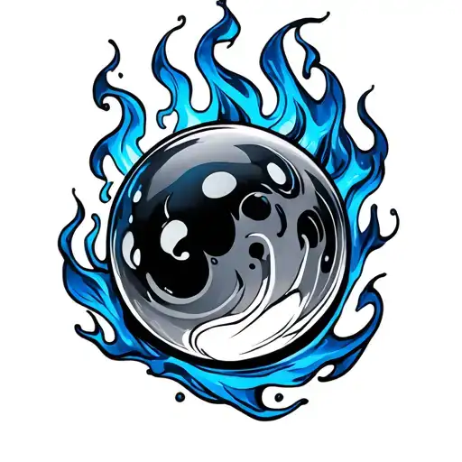 Blue Flame Ball