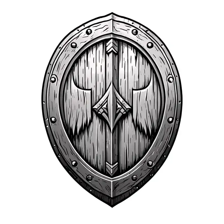 Viking Shield Round Symetrical