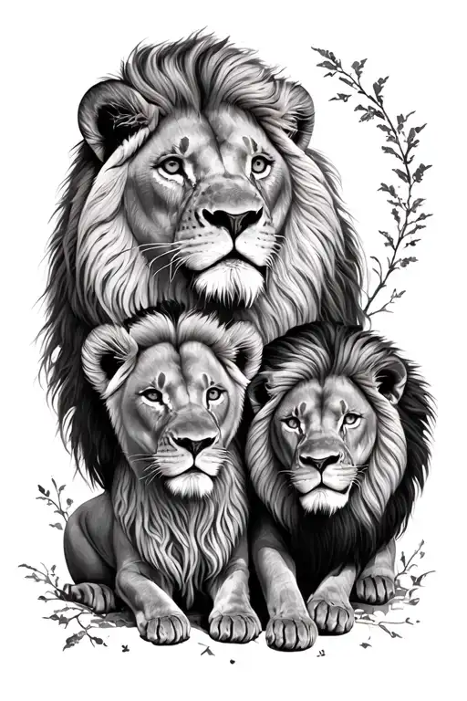 Lion Family Members