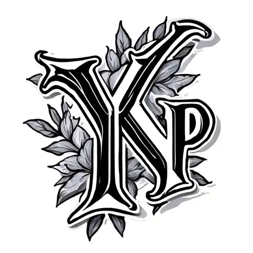 Letters Y K & P