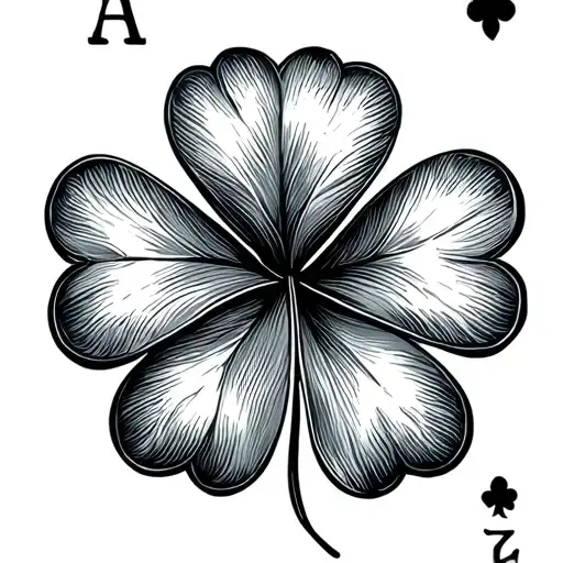 Ace Of Four Leaves Clover