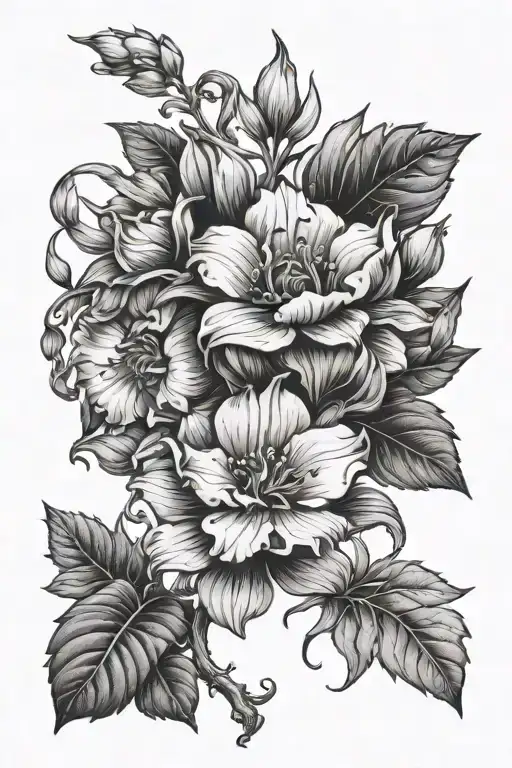Flowers Growing Or Drying