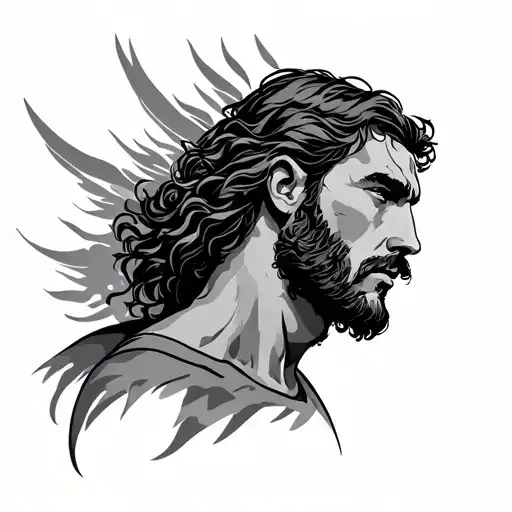 Man In The Arena God Minimalist