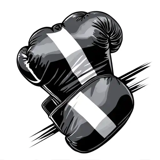 Boxing Gloves Purto Rico Flag