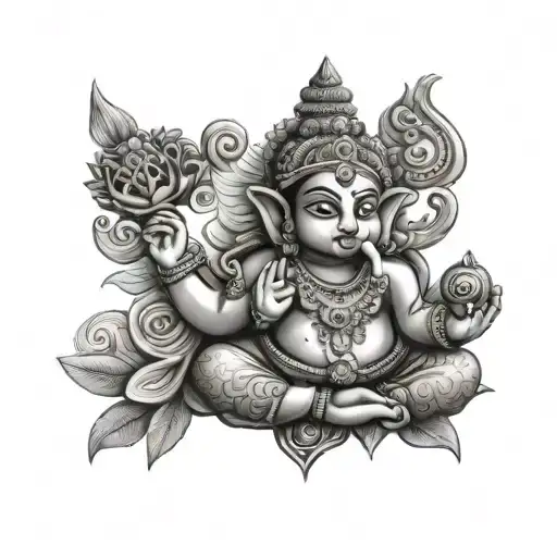 Small Hindu God Dainty
