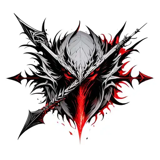 Daedric Arrow Skyrim Red And Black 5Inch Long