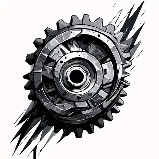 Geometric Gear Driven Landscape