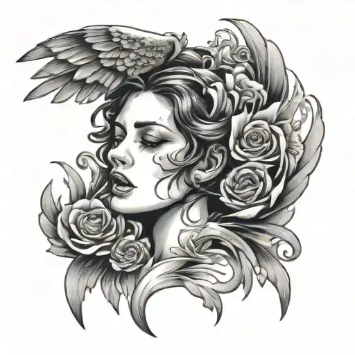Emotion Tearing Open Wings