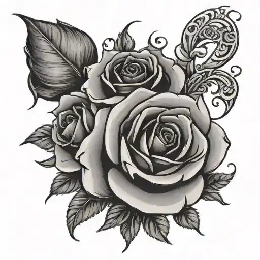 Roses And Initials