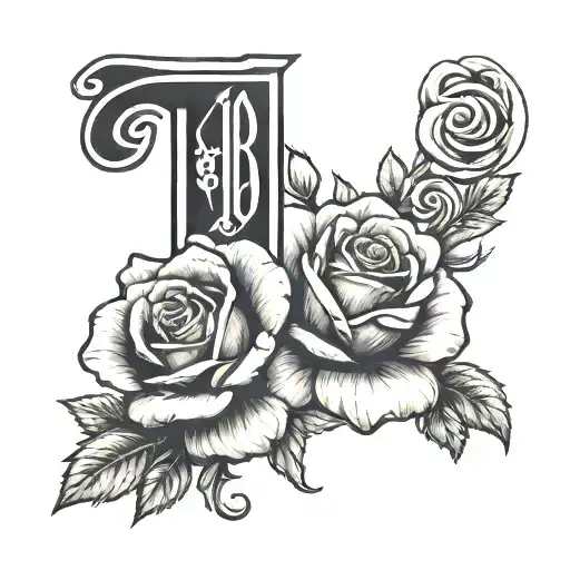 Roses And Initials Jb And Vb Beer