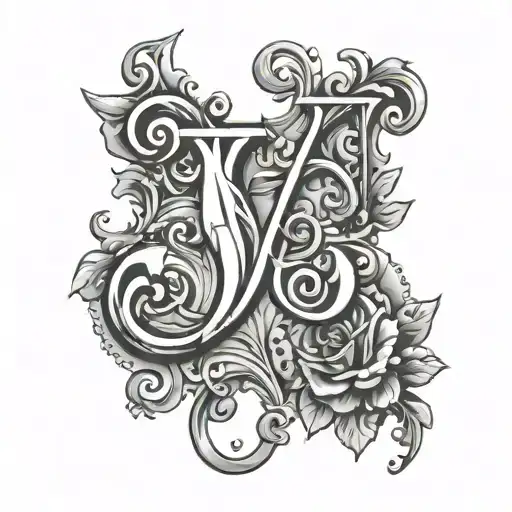 Initials Jb And Vb