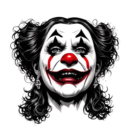 Chola Clown Crying Face Only