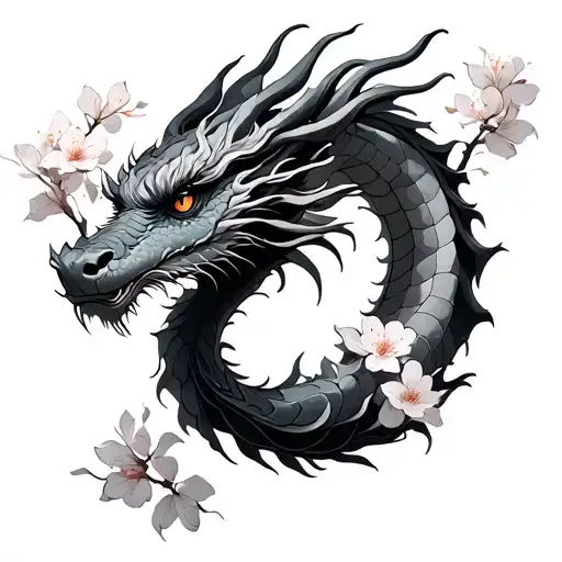 Dragon Cherry Blossoms