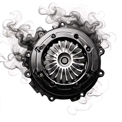 Motorbike Clutch Cover With Smoke
