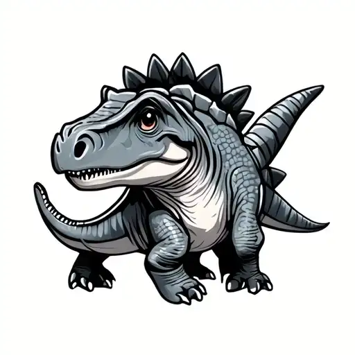 Dino Patchwork Cute