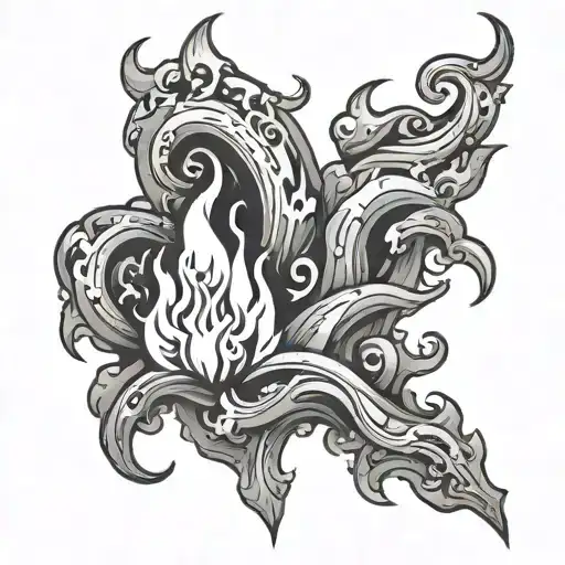 Flames And Rock