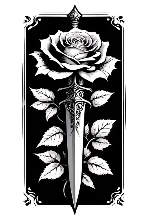 Rose Dagger Piercing