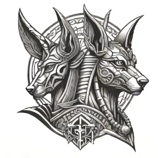 Anubis And Khonsu