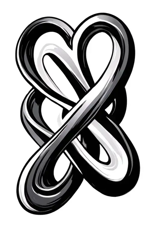 Infinity Symbol Intertwined