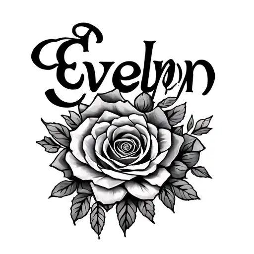 Evelyn Name Arm