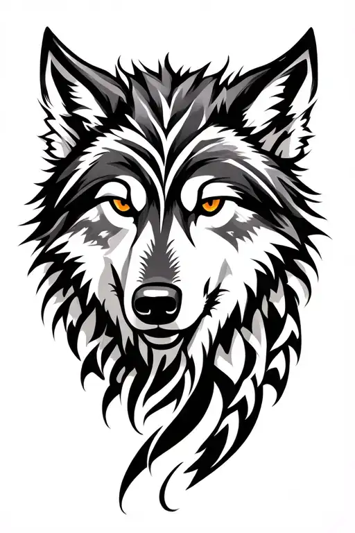 Tribal Wolf