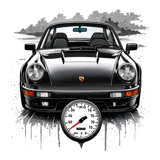 Porsche 964 Skyline Odometer