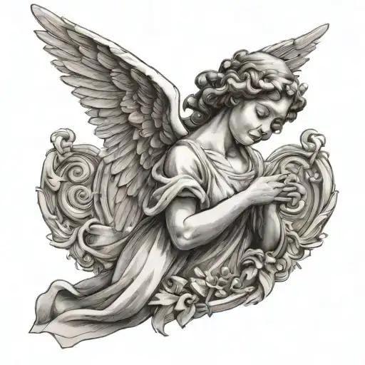 Angel With Wings Forearm