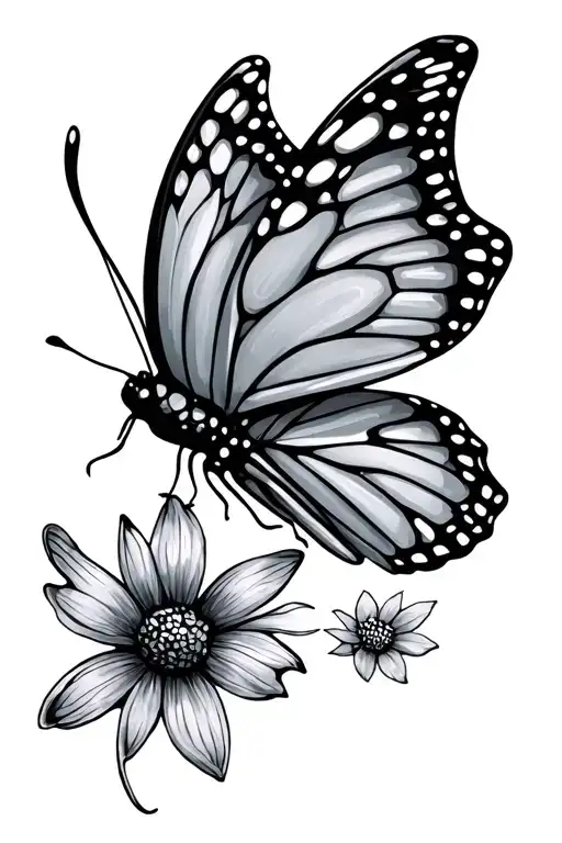 Stitch With Butterfly Semi Colon Butterfly