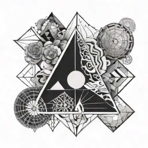 Geo Symteric Shapes Tatto Mood
