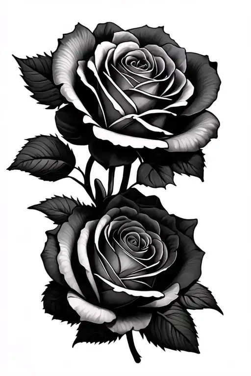 3 Roses Intertwined