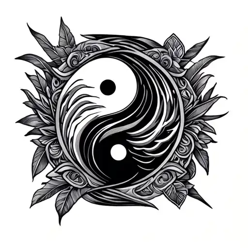 Yin-yang And Polynesian Avant Arm