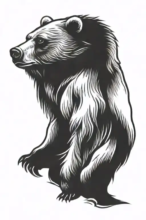 Grizzly Bear Standing