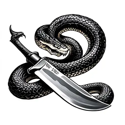 Knife And Snake
