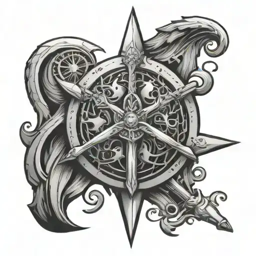 Tarot Swords And Pentacles