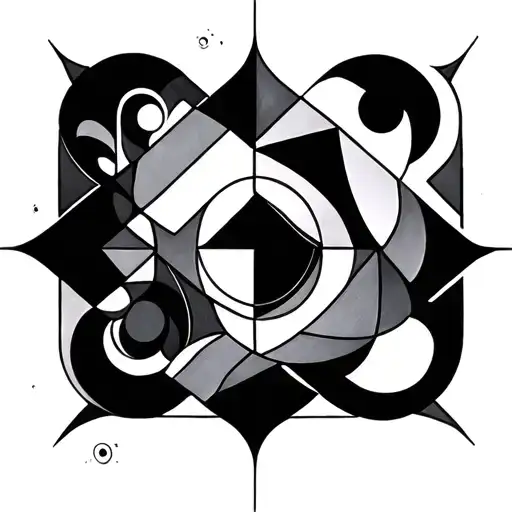 Random Tattoo Geo Symteric Shapes
