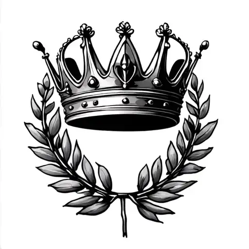 Laurel Wreath Crown Noble Victory