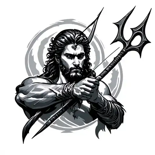 Archery With The Poseidon Trident
