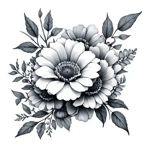 Birth Flowers Wrapped