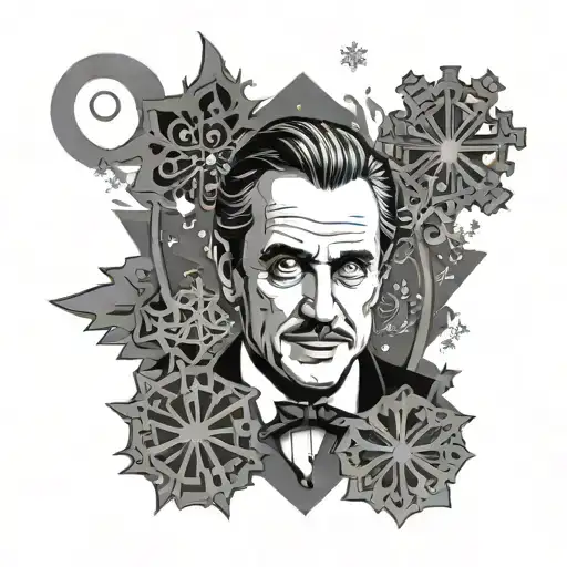 Godfather Logo And Snowflakes