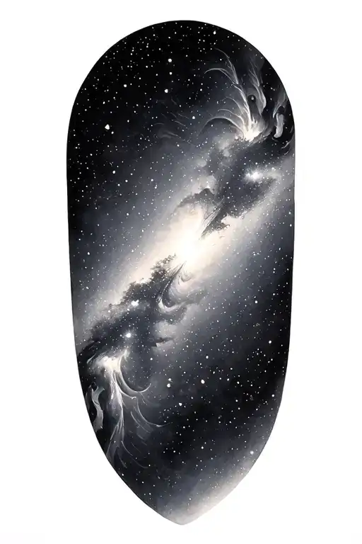 Milky Way Galaxy Minimalist