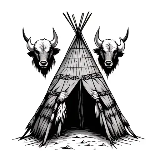 Buffalo Teepee