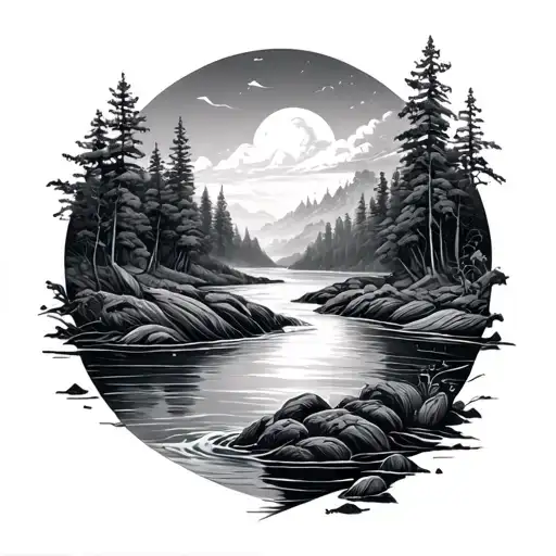 River Flowing