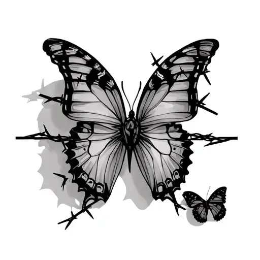 Butterflies And Barbed Wire