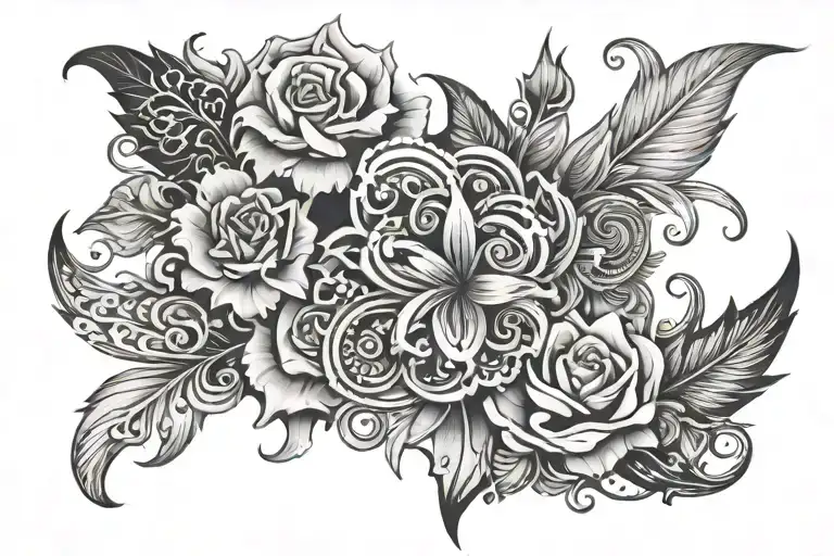 Air Brushed Tatto