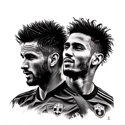 Messi And Neymar Jr
